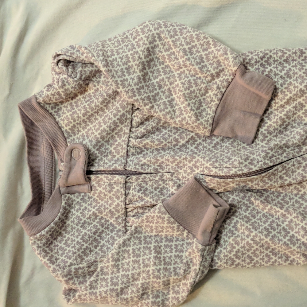 3 month girl footie pajamas